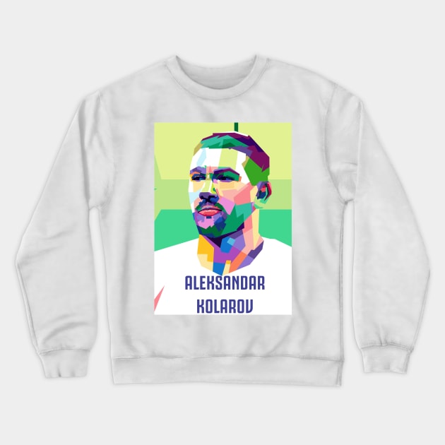 Alexander Kolarov Crewneck Sweatshirt by erikhermawann22